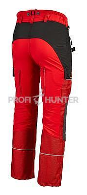 Dámské ochranné kalhoty proti zbraním černé zvěře - červené, XS - 2